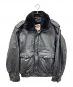 HARLEY-DAVIDSONハーレーダビッドソン）の古着「G1レザーフライトジャケット」｜ブラック