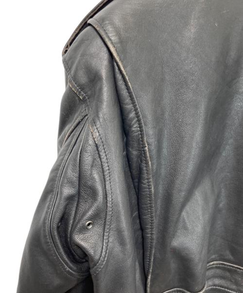 HARLEY-DAVIDSON（ハーレーダビッドソン）HARLEY-DAVIDSON (ハーレーダビッドソン) G1レザーフライトジャケット ブラック サイズ:42の古着・服飾アイテム