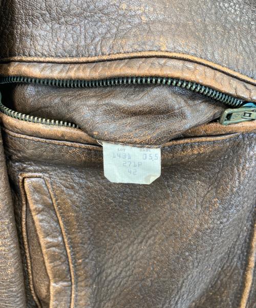 Schott（ショット）Schott (ショット) ジャケット ブラウン サイズ:42の古着・服飾アイテム