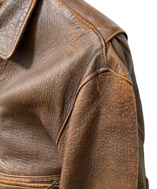 Schott（ショット）Schott (ショット) ジャケット ブラウン サイズ:42の古着・服飾アイテム