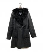 ARMANI JEANSアルマーニジーンズ）の古着「フェイクムーンコート」｜ブラック