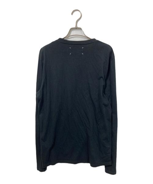 Maison Margiela（メゾンマルジェラ）Maison Margiela (メゾンマルジェラ) Face Negative ロングカットソー ブラック サイズ:46の古着・服飾アイテム