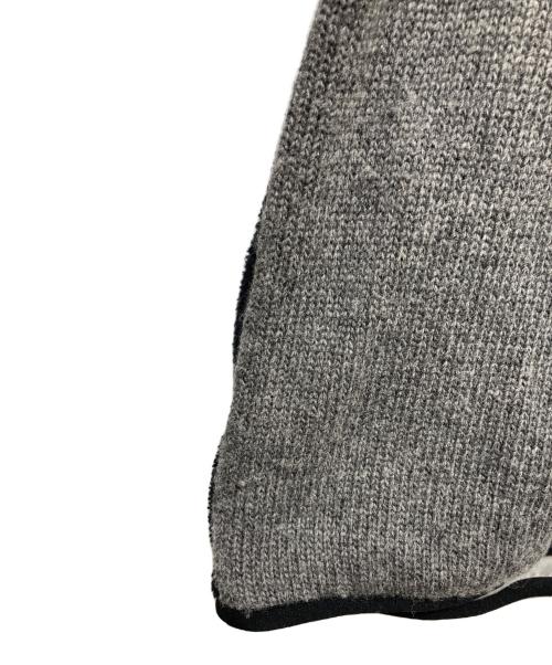 MARK&LONA（マークアンドロナ）MARK&LONA (マークアンドロナ) ボア切替ニット グレー サイズ:48の古着・服飾アイテム