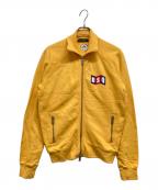 DSQUARED2ディースクエアード）の古着「スウェットジャケット」｜イエロー