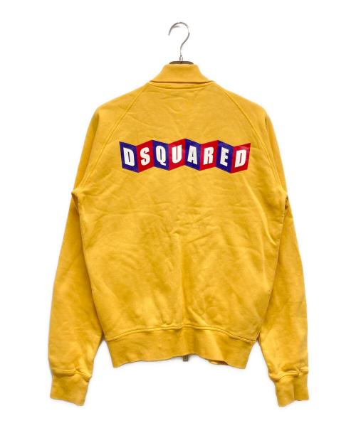 DSQUARED2（ディースクエアード）DSQUARED2 (ディースクエアード) スウェットジャケット イエロー サイズ:Mの古着・服飾アイテム