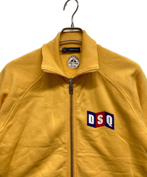 DSQUARED2（ディースクエアード）DSQUARED2 (ディースクエアード) スウェットジャケット イエロー サイズ:Mの古着・服飾アイテム