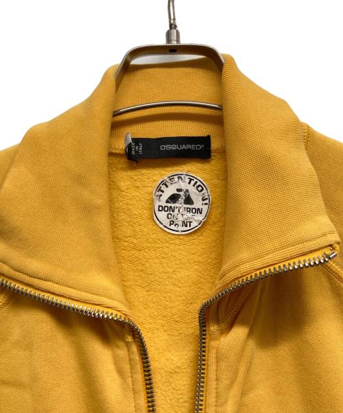 DSQUARED2（ディースクエアード）DSQUARED2 (ディースクエアード) スウェットジャケット イエロー サイズ:Mの古着・服飾アイテム