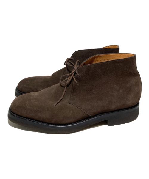 J.M.WESTON（ジェイエムウエストン）J.M.WESTON (ジェイエムウエストン) スウェードシューズ ブラウン サイズ:8Eの古着・服飾アイテム