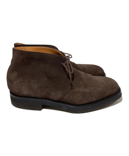 J.M.WESTON（ジェイエムウエストン）J.M.WESTON (ジェイエムウエストン) スウェードシューズ ブラウン サイズ:8Eの古着・服飾アイテム