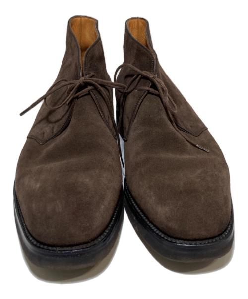 J.M.WESTON（ジェイエムウエストン）J.M.WESTON (ジェイエムウエストン) スウェードシューズ ブラウン サイズ:8Eの古着・服飾アイテム