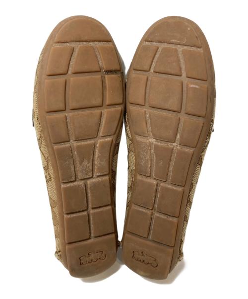 COACH（コーチ）COACH (コーチ) モナ ドライバーシグネチャージャガード ブラウン サイズ:8の古着・服飾アイテム