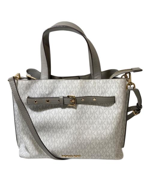 MICHAEL KORS（マイケル・コース）MICHAEL KORS (マイケル・コース) 2WAYバッグ ホワイトの古着・服飾アイテム