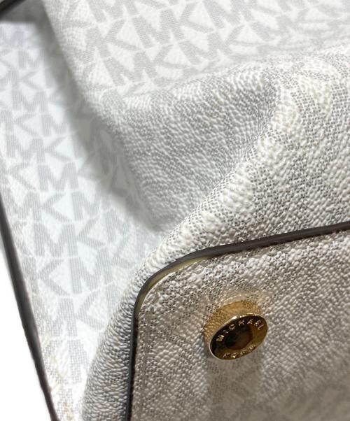 MICHAEL KORS（マイケル・コース）MICHAEL KORS (マイケル・コース) 2WAYバッグ ホワイトの古着・服飾アイテム