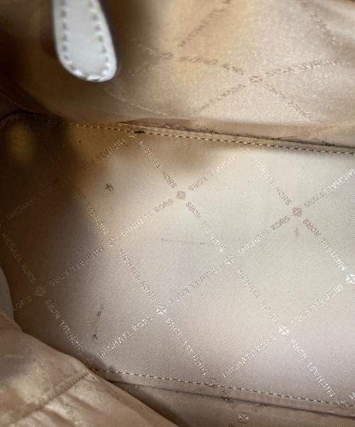 MICHAEL KORS（マイケル・コース）MICHAEL KORS (マイケル・コース) 2WAYバッグ ホワイトの古着・服飾アイテム