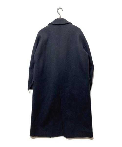 ENFOLD（エンフォルド）ENFOLD (エンフォルド) WOダブルフェイス立体ポケットコート ネイビー サイズ:36の古着・服飾アイテム