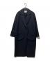 ENFOLD（エンフォルド）の古着「WOダブルフェイス立体ポケットコート」｜ネイビー
