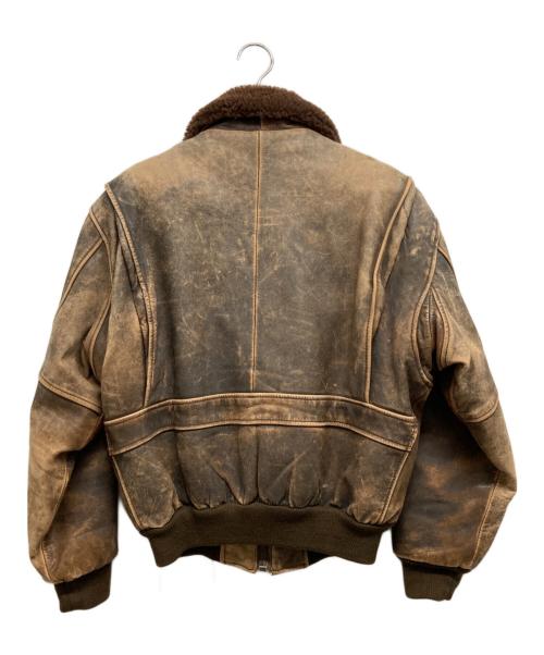 force macees（フォース・メシーズ）force macees (フォース・メシーズ) G-1フライトジャケット ブラウン サイズ:Lの古着・服飾アイテム