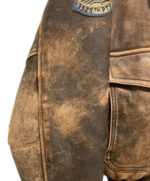 force macees（フォース・メシーズ）force macees (フォース・メシーズ) G-1フライトジャケット ブラウン サイズ:Lの古着・服飾アイテム