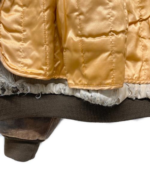 force macees（フォース・メシーズ）force macees (フォース・メシーズ) G-1フライトジャケット ブラウン サイズ:Lの古着・服飾アイテム