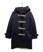 lot lambロットラム）の古着「カシミヤ混ダッフルコート」｜ネイビー