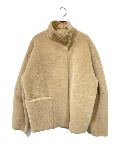TODAYFUL（トゥデイフル）TODAYFUL (トゥデイフル) スタンドカラーボアジャケット ベージュ サイズ:38の古着・服飾アイテム