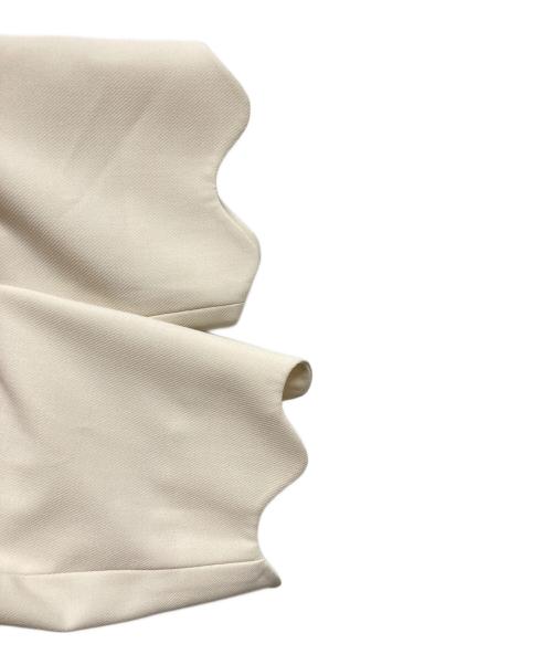 bow.a（ボウ・エー）bow.a (ボウ・エー) NAMINAMI JACKET ホワイト サイズ:Mの古着・服飾アイテム