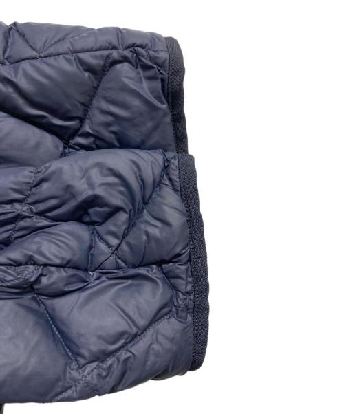Gymphlex（ジムフレックス）Gymphlex (ジムフレックス) ハンドキルトダウン ノーカラーコート ネイビー サイズ:12の古着・服飾アイテム