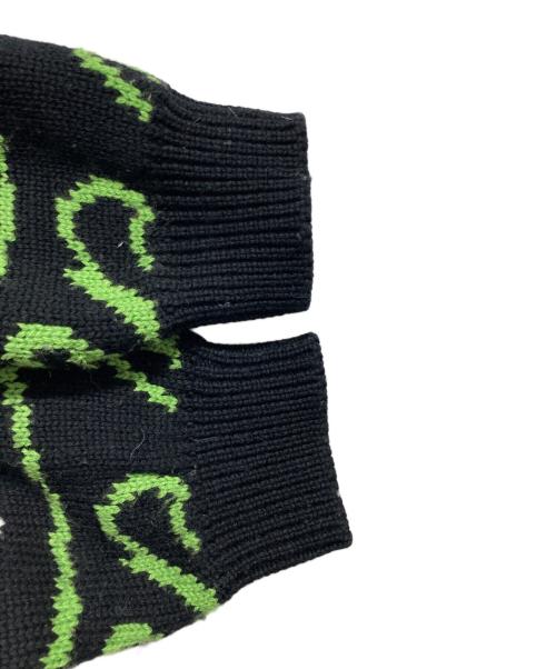 FENDI（フェンディ）FENDI (フェンディ) ARTIST ALLOVER KNIT ブラック サイズ:４６の古着・服飾アイテム