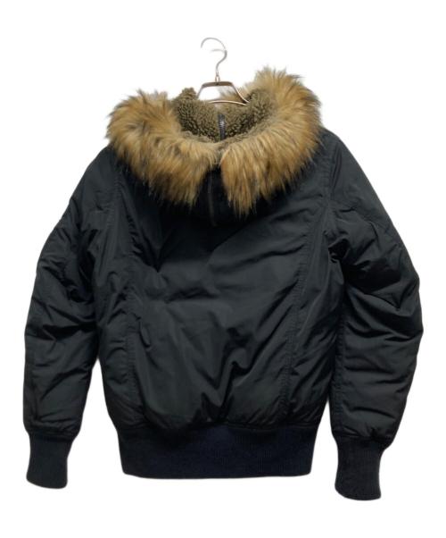 DIESEL（ディーゼル）DIESEL (ディーゼル) 中綿ジャケット ブラック サイズ:Sの古着・服飾アイテム