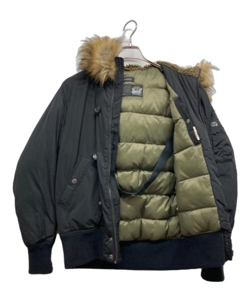 DIESEL（ディーゼル）DIESEL (ディーゼル) 中綿ジャケット ブラック サイズ:Sの古着・服飾アイテム