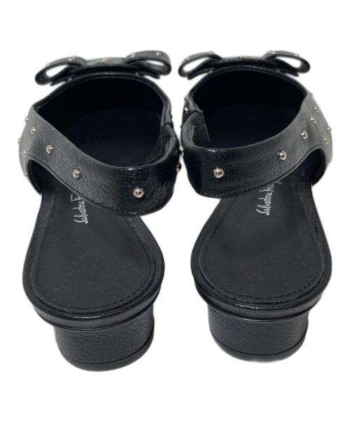 Salvatore Ferragamo（サルヴァトーレ フェラガモ）Salvatore Ferragamo (サルヴァトーレ フェラガモ) サンダル ブラック サイズ:24の古着・服飾アイテム