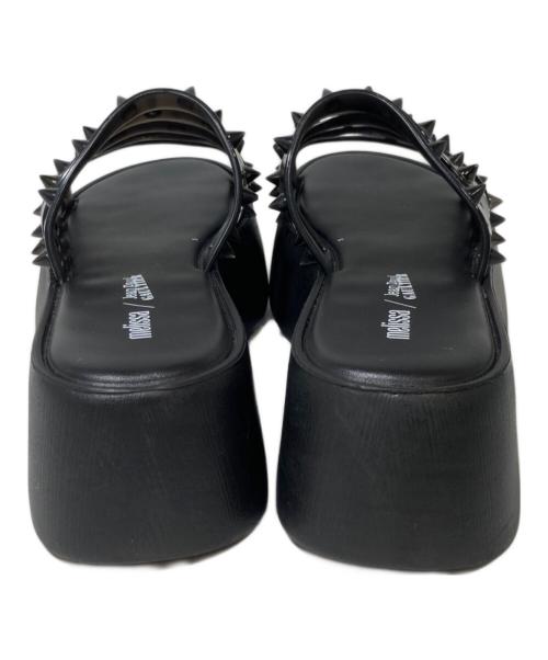 melissa（メリッサ）melissa (メリッサ) Jean Paul GAULTIER (ジャンポールゴルチェ) サンダル ブラック サイズ:23の古着・服飾アイテム