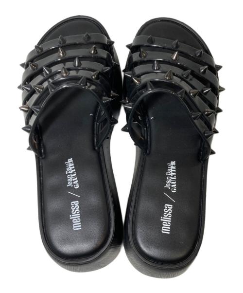 melissa（メリッサ）melissa (メリッサ) Jean Paul GAULTIER (ジャンポールゴルチェ) サンダル ブラック サイズ:23の古着・服飾アイテム