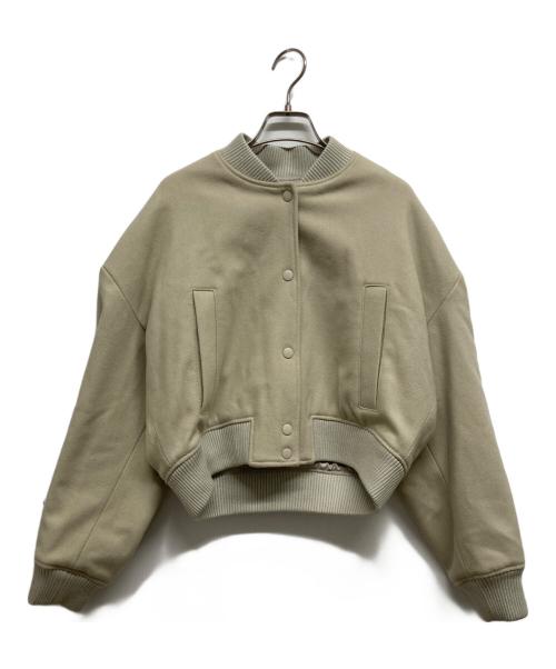 CLANE（クラネ）CLANE (クラネ) OVER SHOULDER STADIUM JUMPER カーキ サイズ:1の古着・服飾アイテム