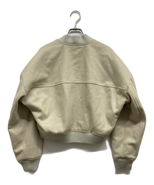 CLANE（クラネ）CLANE (クラネ) OVER SHOULDER STADIUM JUMPER カーキ サイズ:1の古着・服飾アイテム