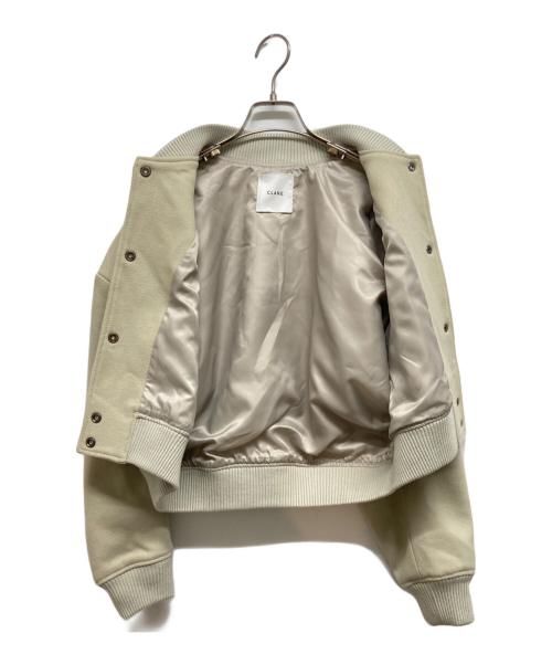 CLANE（クラネ）CLANE (クラネ) OVER SHOULDER STADIUM JUMPER カーキ サイズ:1の古着・服飾アイテム