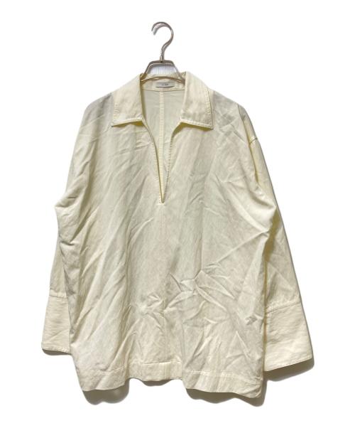 CLANE（クラネ）CLANE (クラネ) DEEP SKIPPER OVER SHIRT ベージュ サイズ:1の古着・服飾アイテム