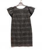 FOXEY NEWYORKフォクシーニューヨーク）の古着「半袖ワンピース」｜ブラック