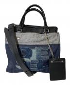DIESELディーゼル）の古着「2WAYデニムバッグ」｜インディゴ
