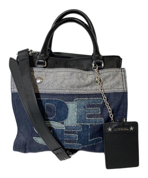 DIESEL（ディーゼル）DIESEL (ディーゼル) 2WAYデニムバッグ インディゴの古着・服飾アイテム