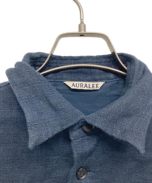 AURALEE（オーラリー）AURALEE (オーラリー) リネンシャツ ネイビー サイズ:1の古着・服飾アイテム