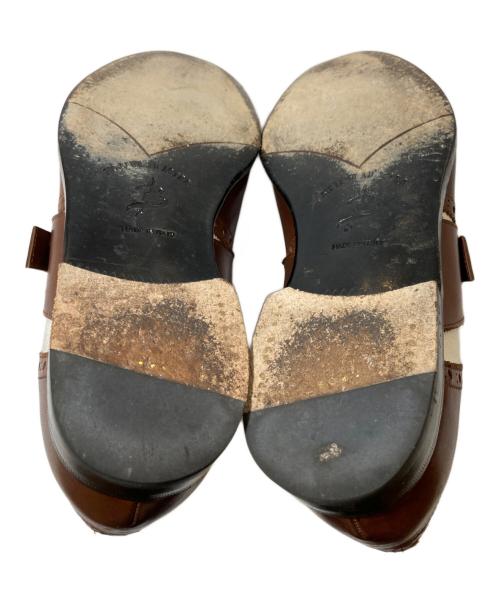 BARBANERA（バルバネッラ）barbanera (バルバネッラ) コンビネーションレザーシューズ ブラウン サイズ:7の古着・服飾アイテム