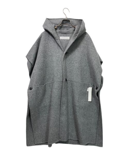 GALERIE VIE（ギャルリーヴィー）GALERIE VIE (ギャルリーヴィー) ダブルフェイスフーデットロングジレ グレー サイズ:Fの古着・服飾アイテム