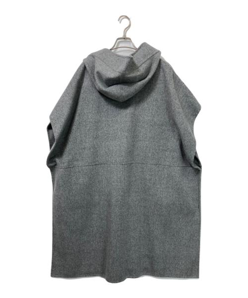 GALERIE VIE（ギャルリーヴィー）GALERIE VIE (ギャルリーヴィー) ダブルフェイスフーデットロングジレ グレー サイズ:Fの古着・服飾アイテム