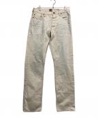 PRPSピーアルピーエス）の古着「ブリーチホワイトデニム」｜インディゴ