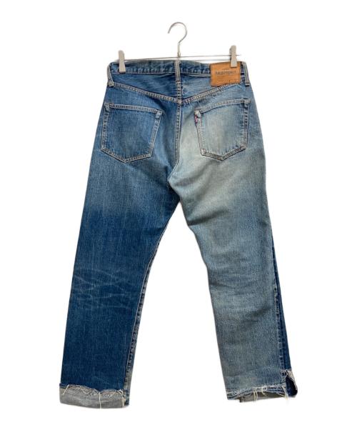 DENIME（ドゥニーム）DENIME (ドゥニーム) 再構築デニムパンツ インディゴ サイズ:32の古着・服飾アイテム