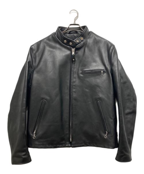 Schott（ショット）Schott (ショット) ライナー付きシングルライダースジャケット ブラック サイズ:44の古着・服飾アイテム