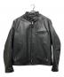 Schott（ショット）の古着「ライナー付きシングルライダースジャケット」｜ブラック