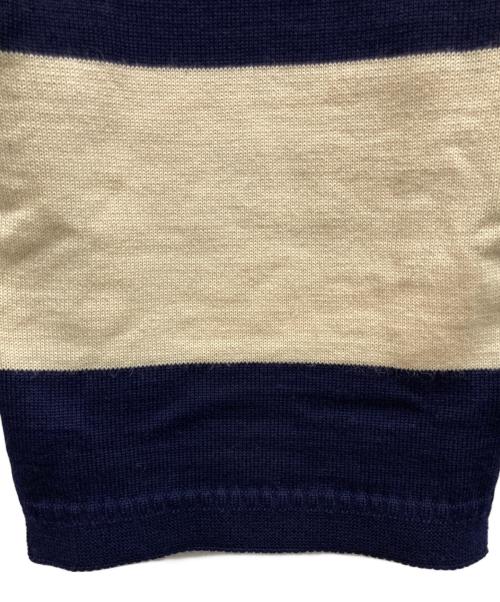 GUERNSEY WOOLLENS（ガンジーウーレンズ）GUERNSEY WOOLLENS (ガンジーウーレンズ) ウールニット ネイビー サイズ:Mの古着・服飾アイテム