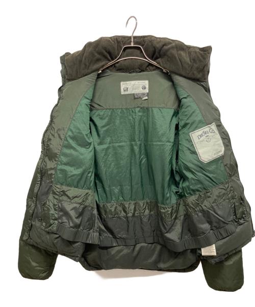 DIESEL（ディーゼル）DIESEL (ディーゼル) ダウンジャケット グリーン サイズ:Lの古着・服飾アイテム